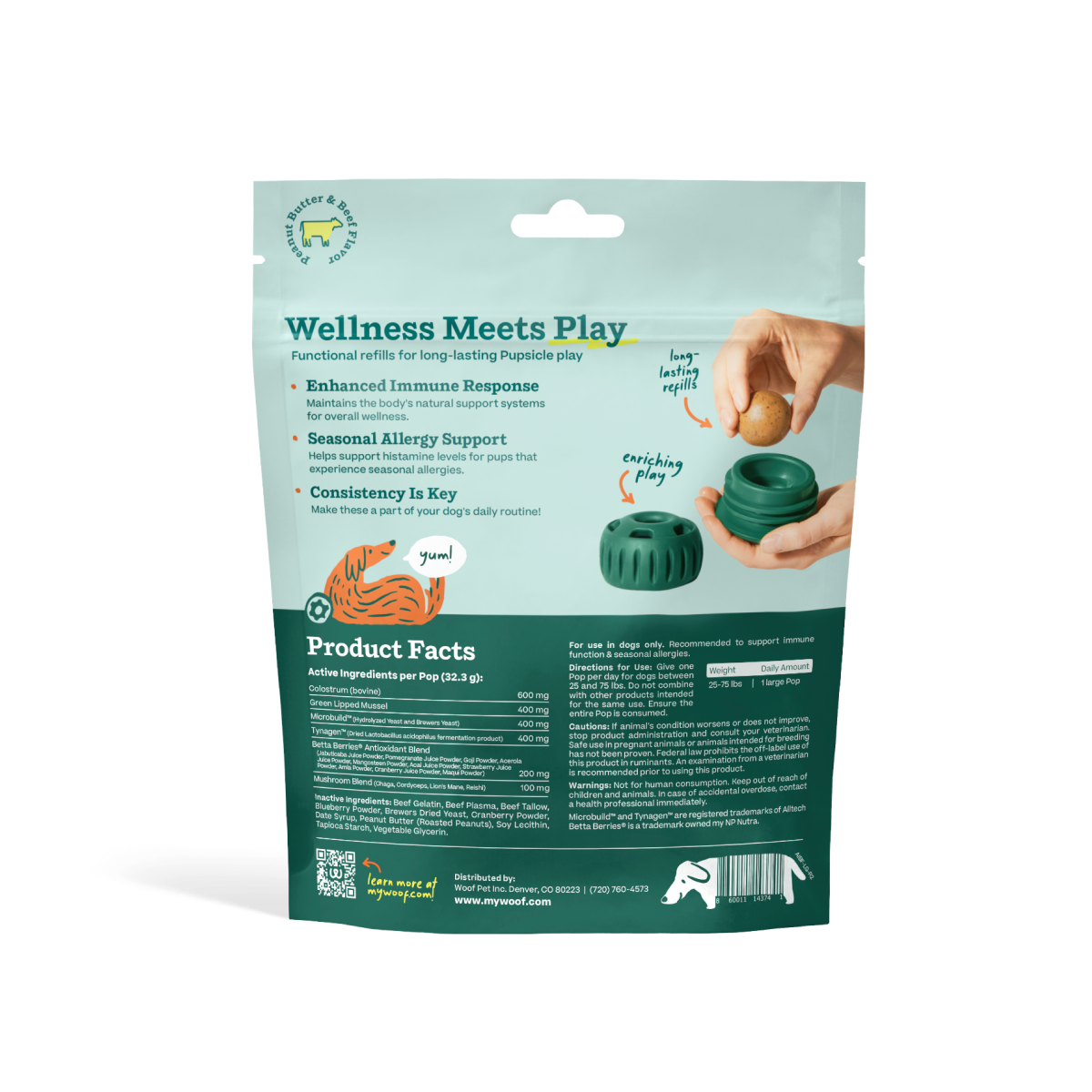 Allergy Support Wellness Pops: Small